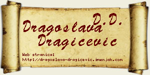 Dragoslava Dragičević vizit kartica